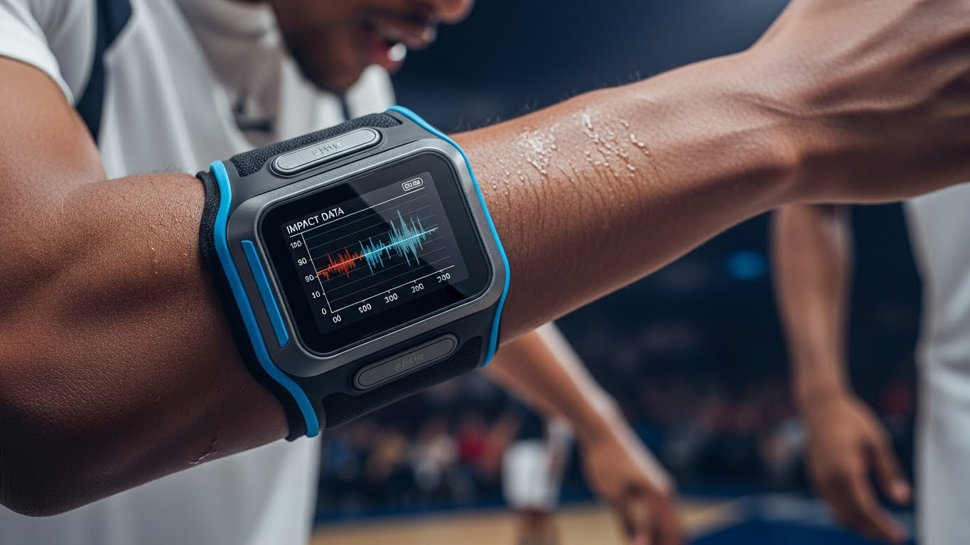 Wearable Device Recording Impact Here