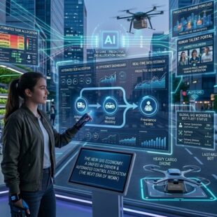 AI algorithm managing gig workers on delivery and rideshare apps